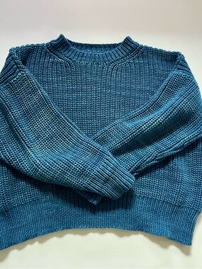 Shaina Mote Perle Sweater hand dyed Indigo